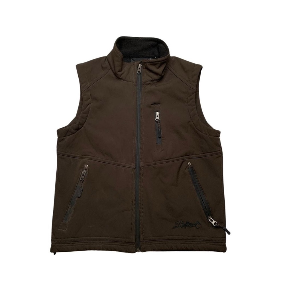 Rafter C Zip Up Brown Vest- Women’s Size M